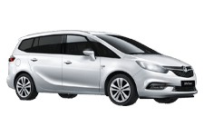 Car Hire Dunstable - Vauxhall Zafira 5 + 2 - Minibus hire Dunstable